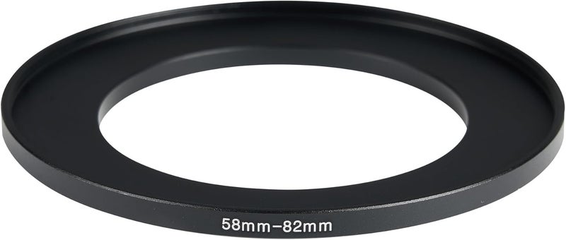 JOYTOLIN 58-82mm Metal Step-Up/Down Ring Adapter Compatible with Mirrorless Cameras DSLR Lens, UV CPL ND Filter Thread Converter, Black - Image 2
